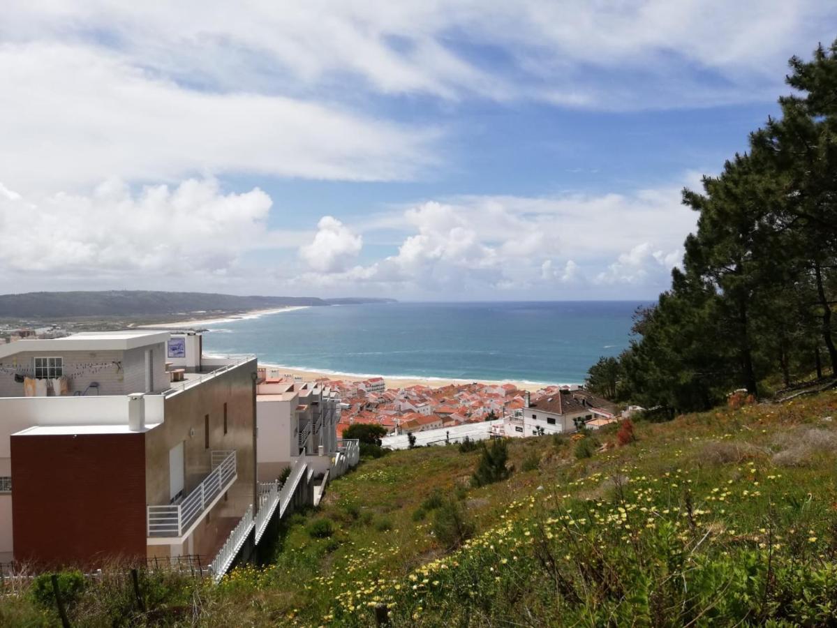 Apartamento com vista mar Nazaré Esterno foto